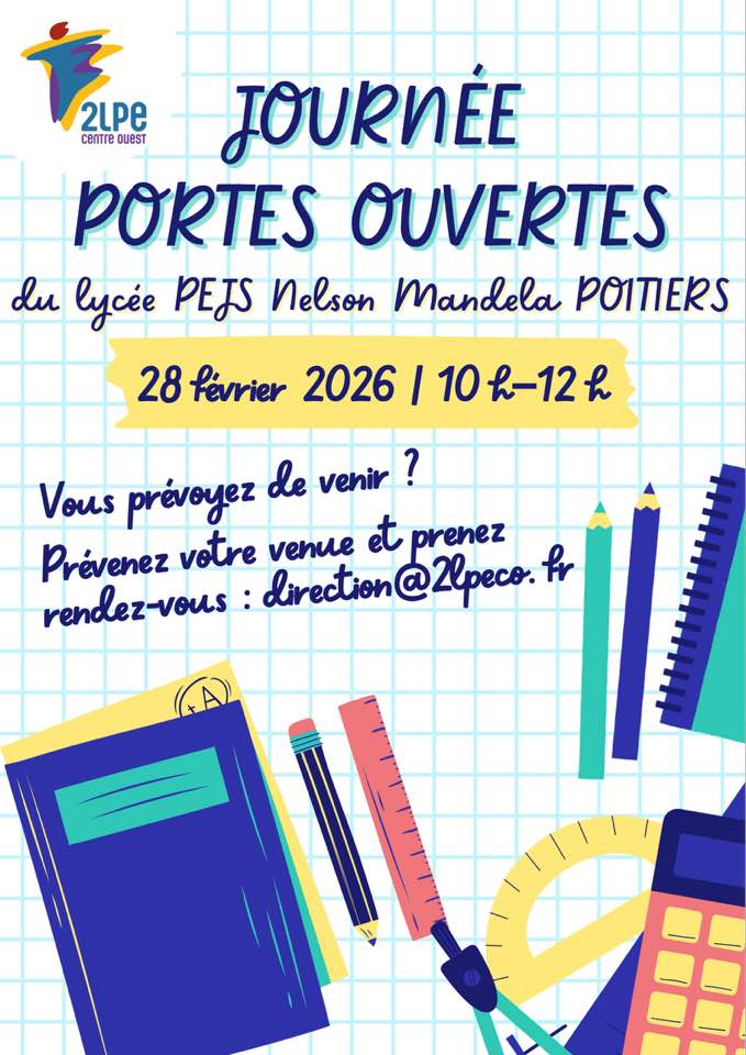 Portes ouvertes du lycée PEJS Mandela à Poitiers !