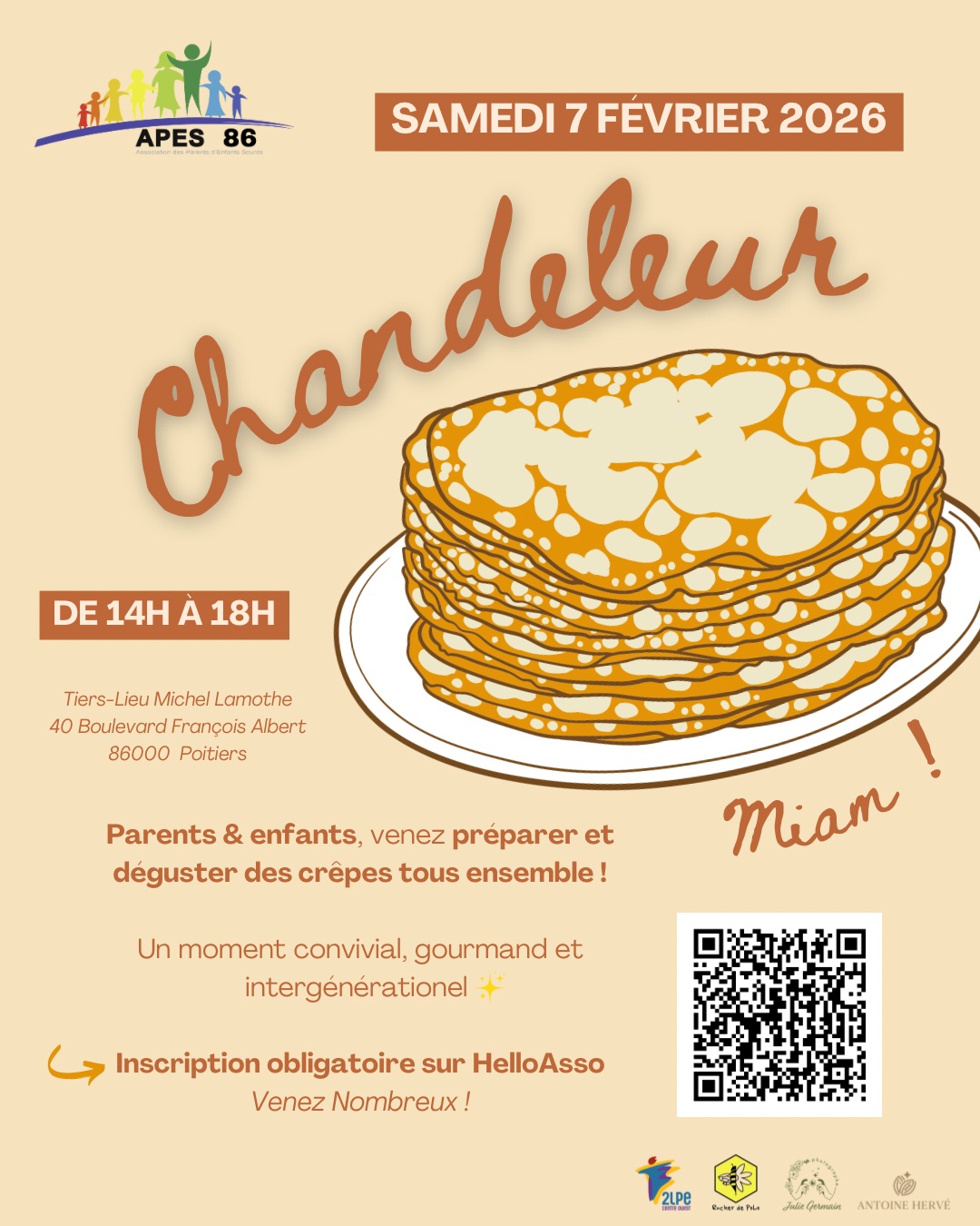 [EVENEMENT] À l’occasion de la Chandeleur, nous vous invitons à venir déguster des crêpes tous ensemble au tiers-lieu !
